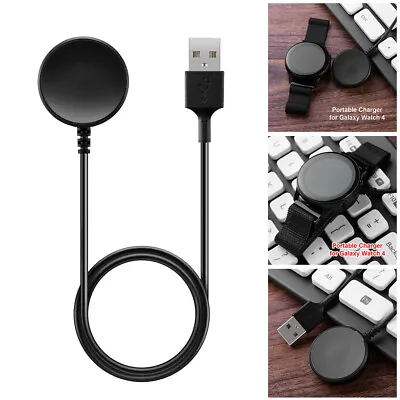 $12.85 • Buy Wireless USB Cable Fast Charger Dock For Samsung Galaxy Watch Watch 4 5 / 5 Pro
