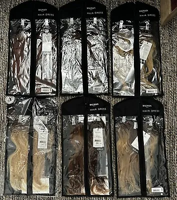 7-BALMAIN HAIR -Hairdress NWT Human Hair Extensions Lot  Wholesale D • $499