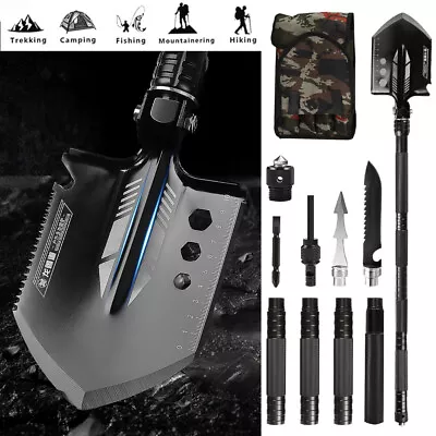 Multifunctional Tactical Shovel Outdoor Military Folding Shovel Camping Shovel • $39.99