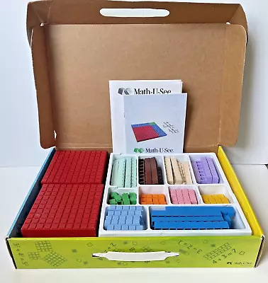 Math U See Manipulatives Integer Block Complete Kit Set Homeschool Mathematics • $39.99