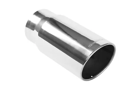 Magnaflow Universal Polished Weld-On Stainless Steel Exhaust Tip 4.0” ID Inlet • $47.95