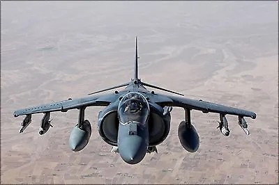 Poster Many Sizes; A U.S. Marine Corps Av 8B Harrier Aircraft Assigned To Marin • $160.11