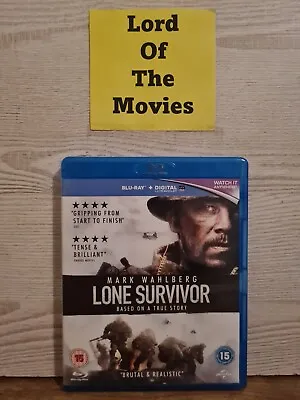 Lone Survivor (Blu-ray 2013) Mark Wahlberg {Action} [Region Free] UK [No Case] • £2.10
