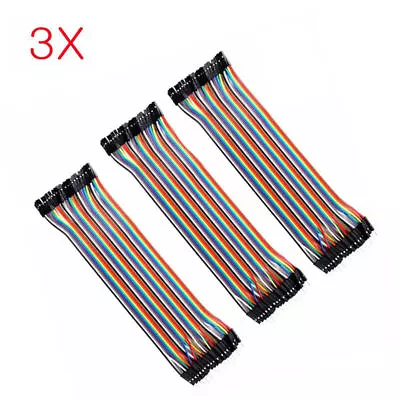 120Pcs 10cm Male To Female Dupont Jumper Wire Cables For Arduino Breadboard • $5.19