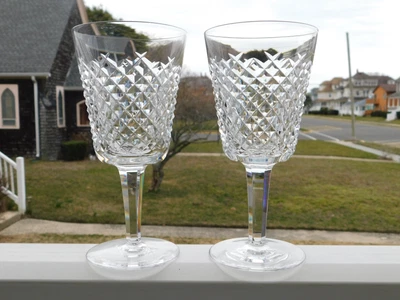 $34.99 • Buy 2 Waterford Crystal Alana  6 7/8  Water Goblets