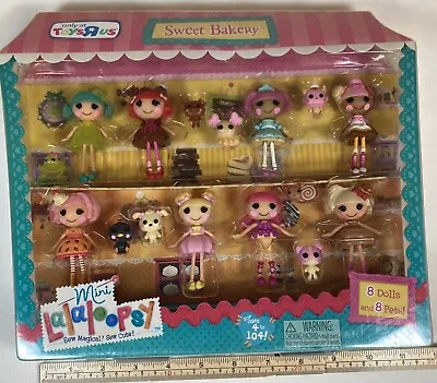 Lalaloopsy Mini Sweet Bakery Bundle Eight 3  Dolls & 8 Pets Ages 4+ • $164