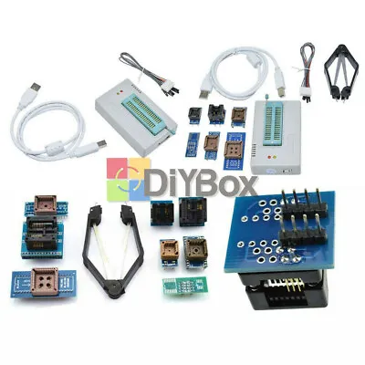 TL866II Plus Programmer USB EPROM BIOS 7 Adapters Socket Extractor For 13000 IC • $15.19
