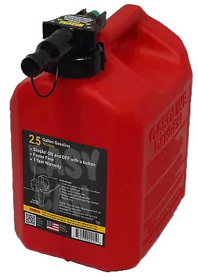 No-Spill 2.5 Gallon Easy Gas Can • $25.04