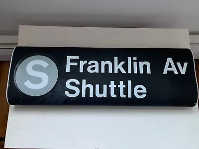 Ny Nyc Subway Roll Sign R30 Route S Franklin Ave Shuttle Brooklyn Prospect Park • $129.95