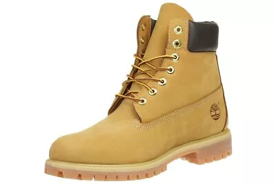 Timberland Men's 6 Inch Premium Waterproof Boot Wheat Nubuck Size 11 Medium US • $126.20