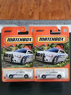 Matchbox Lot Of (2) 2022  Dodge Charger Pursuit  Nasa KSC Security Patrol  • $10