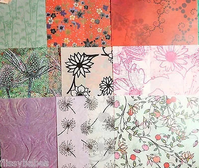 2 X A4 Vellum 112gsm Choice Of Floral Themes NEW • £1.25