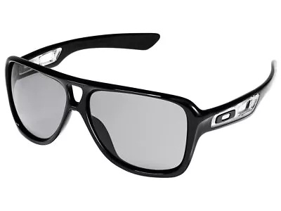 Oakley Dispatch II Sunglasses OO9150-32 Polished Black/Clear Ins/Grey • $169.99