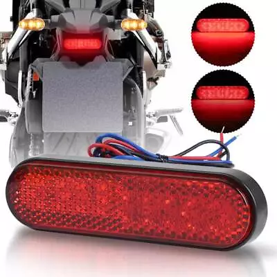 Universal Motorcycle Red LED Running DRL Rear Brake Stop Tail Light For UTV ATV • $8.99