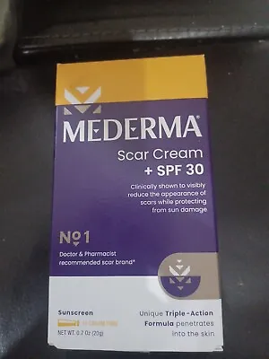 Mederma Scar Cream - SPF 30  - 0.7 OZ Exp 08/2025 And 01/2026 • $15.99