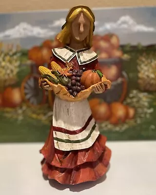 Vintage Harvest Pilgrim  Thanksgiving  Figurine • $25