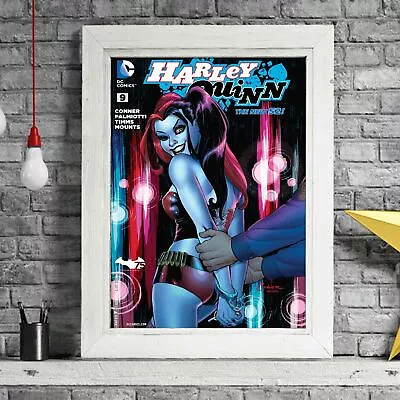 HARLEY QUINN - DC Comics Poster Picture Print Sizes A5 To A0 **FREE DELIVERY** • $25.95