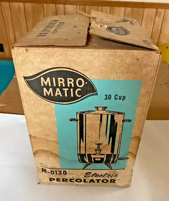 Mirro-Matic 30 Cup Electric Percolator M-0130 • $25