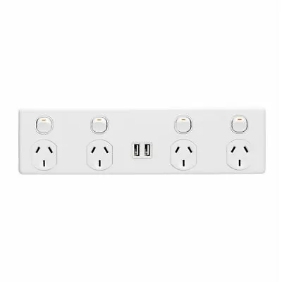 Deta Four Outlet Power Point With 3.4A USB Charger • $79.94