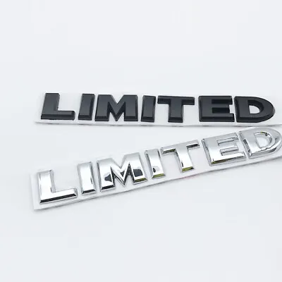 3D Metal LIMITED Auto Car Side Fender Rear Trunk Emblem Badge Sticker Decal Trim • $8.79