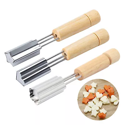 Fruit Vegetable Cutter Shapes Set Mini Pie And Cookie Stamps Mold 8pcs • $12.91