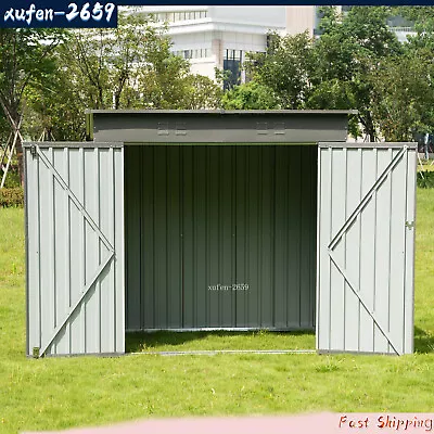 Storage Shed 4' X 6' Metal Outdoor Garden Tool Shed With Lockable Door • $178.95