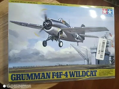 Tamiya 1/48 Scale Grumman F4F-4 Wildcat Airplane Model - Sealed - NIB • $19