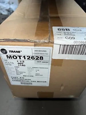 New Trane Mot12628 Air Moving Condenser Fan Motor 1.5 Horse Power 1140 Rpm 3 Ph • $499.99