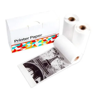 Phomemo White Sticker 2-Year Long-Lasting 53mm Thermal Paper For M02/M03 Printer • $8.99