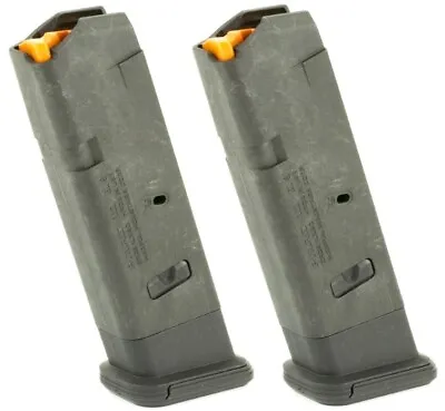 2 - Glock 17 19x 34 45 Magazine By Magpul 10 Rd 9mm Pistol Gun Mag Clip MAG801 • $33.43