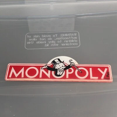 $27.58 • Buy Stern Monopoly NOS Plastic. Pinball Machine Parts ~ Retro Art E