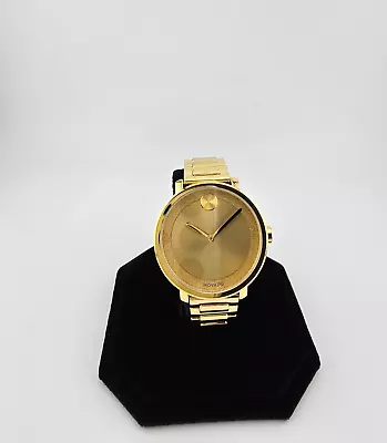 Movado Bold Gold Tone Stainless Steel Women’s Quartz Watch - 3600502 • $199.99