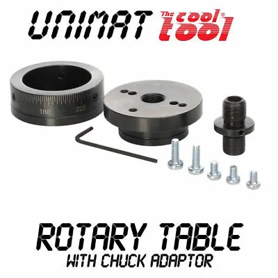 UNIMAT Parts & Accessories - 162300 - ROTARY TABLE With Chuck Adaptor • £45