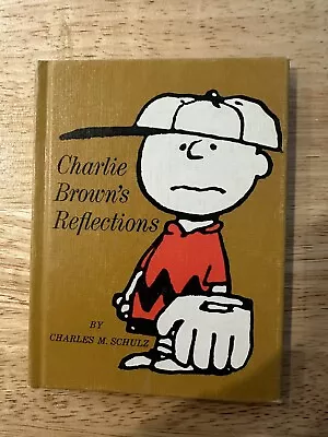 Charlie Brown's Reflections HC Book 1967 Hallmark VINTAGE Peanuts Schulz • $6.95