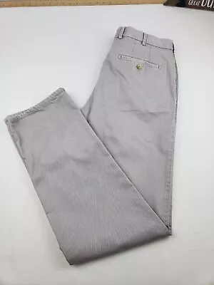 Peter Millar Mens Chino Golf Pants Size 35 Color Gray Stone STAINED SEE PICTURE  • $19