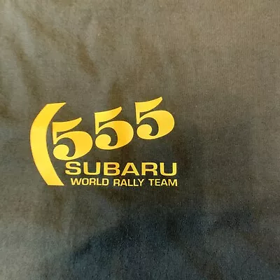 £15 • Buy Subaru 555 Xl Printed Tshirt.  Green With. High Viz 555 New Stock.  McRae Sainz
