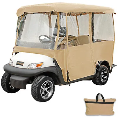 4 Passenger Golf Cart Cover Driving Enclosure Protection Universal PVC WHOLESALE • $67.49