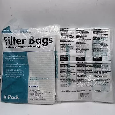 Kirby F Style & Twist Filter Vacuum Bags Micron Magic Technology 204811 TWO PACK • $21.25