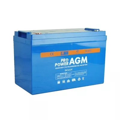 12v AGM DEEP CYCLE BATTERY FULL RANGE PRO POWER GEL CARAVAN SOLAR 4WD NEW • $280.50