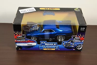 Muscle Machines 1:24 Scale '66 GTO Blue • $34.99
