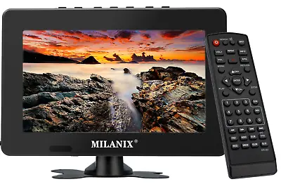 Milanix 7  Portable Widescreen LCD TV W/ Digital TV Tuner & USB SD Slot & AV In • $49.99