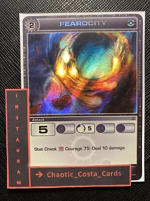 Fearocity - *ripple Foil * - Attack Card - Chaotic Card - Tcg - Ccg - N/m • $30