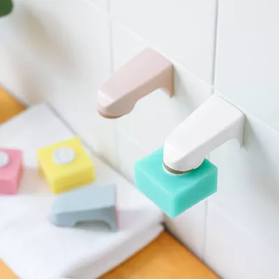 Portable Magnetic Soap Holder Dispenser Bathroom Wall Mounted Sticking Dishs  • £4.86