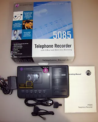 P3 International Telephone Recorder 5085 With 8hr And Multi-Line Recording • $28.40