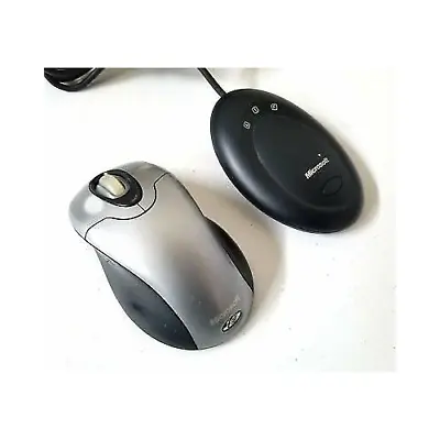 Microsoft Wireless Optical Mouse 2.0 Model 1008 Silver W/ Receiver • $15.99