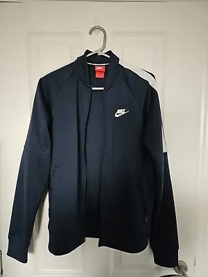 £4.99 • Buy Mens Track Jacket Small Blue Nike Tracksuit Top Training 
