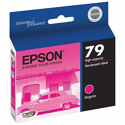 NEW Genuine OEM Epson 79 Magenta High-Capacity Inkjet Cartridge T0793 T079320 • $16.99