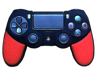 $9.90 • Buy Silicone Cover For PS4 Controller Case Skin - Black/Red