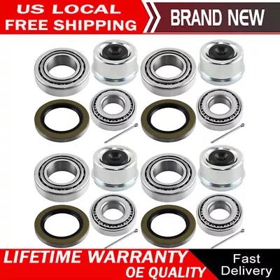 4PACK Trailer Hub Wheel Bearing Kits 25580 14125A Seal 2.250'' 5200-7000lb Axles • $70.47