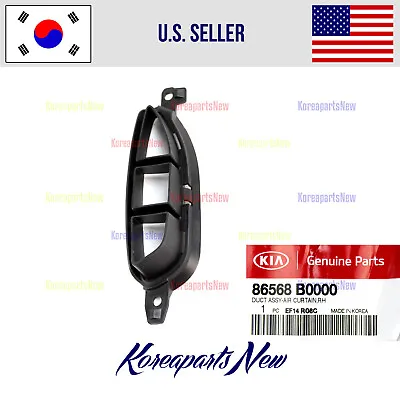 $16.12 • Buy Front Bumper Grille Air Duct Right PASSENG 86568B0000 ⭐OEM⭐ Kia Forte 2017-2018